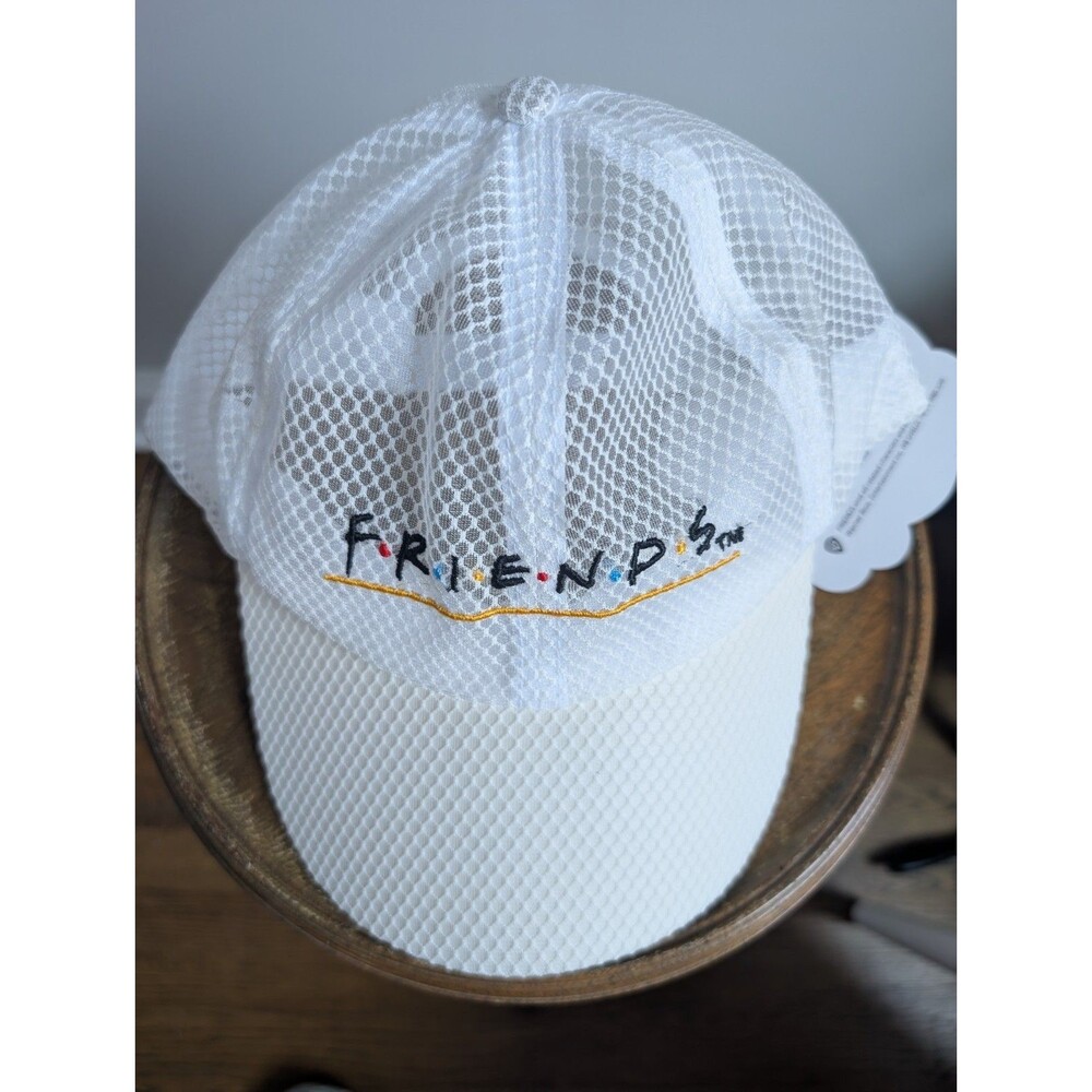 Friends Hat Snapback Mesh Trucker Hat White One Size Adjustable New With Tags